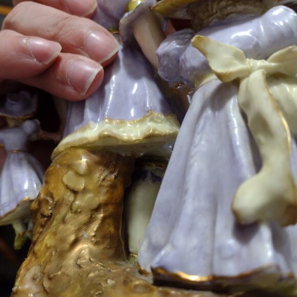 Beautiful Art Nouveau Ernst Wahliss, Vienna, figural group in porcelain - Picture 6 of 10